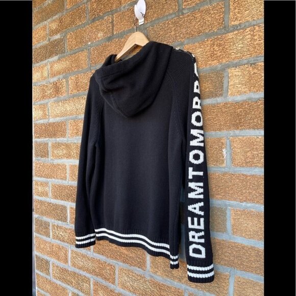 MAJE Major ‘Dream tomorrow’ embroidered knitted hoody size 1 - Picture 7 of 7